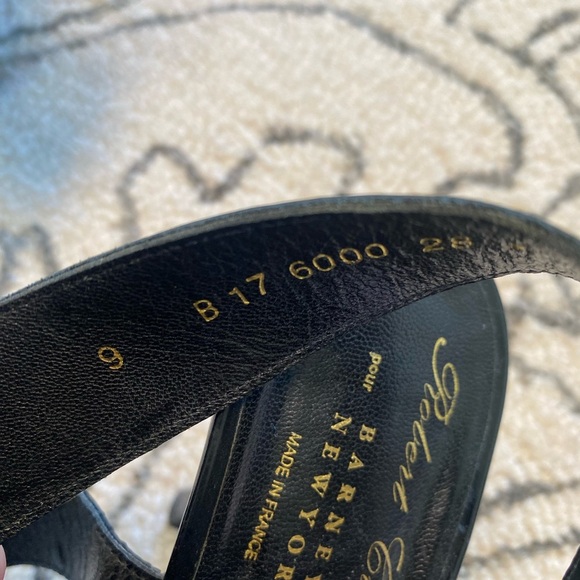 Robert Clergerie x Barneys NY Black Patent Leather Strappy size 39 - Picture 4 of 9